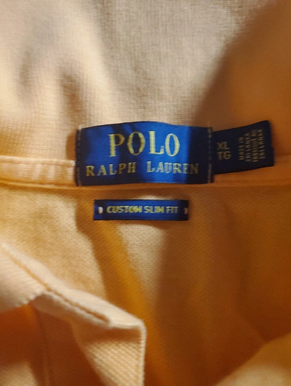Polo by Ralph Lauren Peach/Orange Polo with Navy Pony